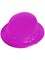 Child's Purple Plastic Gentleman's Bowler Derby Hat Costume Accessory
